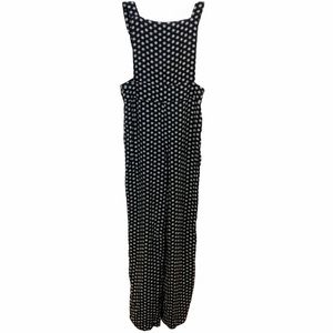 Sky & Sparrow XS Black Daisy Print Pants One Piece Romper Pants Jumpsuit